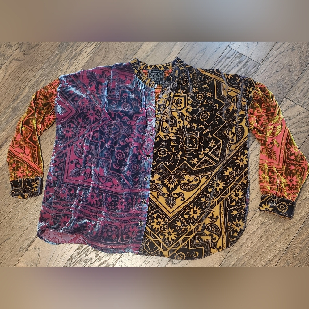 Johnny Was Tunic Velvet Size Small Worn 1x Smoke Free Home